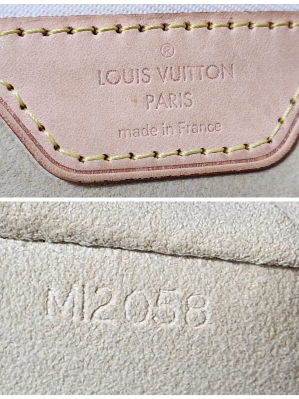 Authentic Louis Vuitton Damier Azur Hampstead PM Shoulder Bag Brown/Beige - Picture 3 of 14